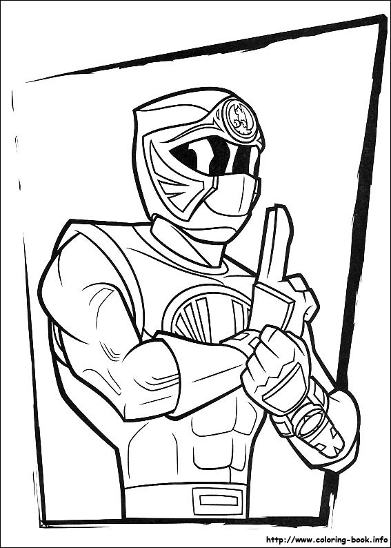 Power Rangers coloring picture